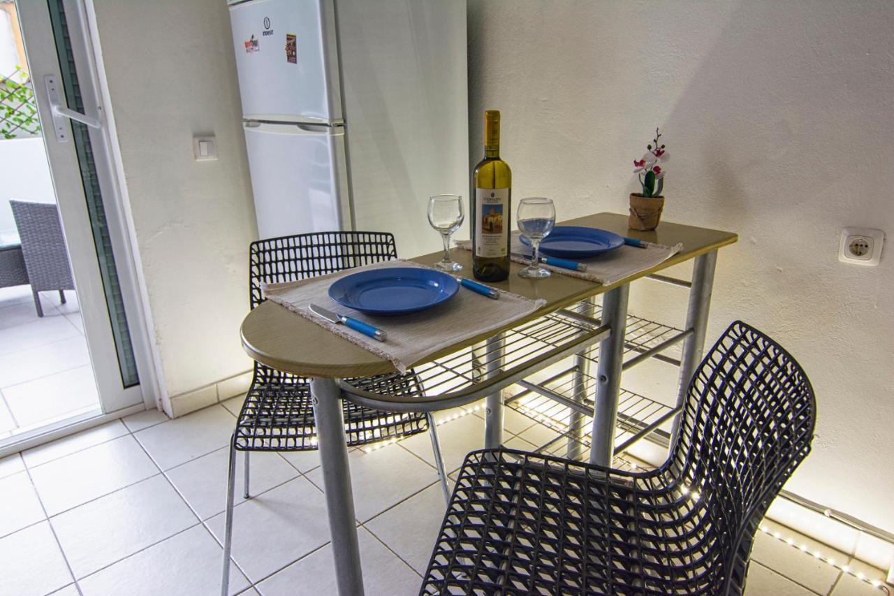 Erofili Apartments Soúda Eksteriør bilde